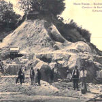 L’exploitation ancienne de la kaolinite dans la carrière de la Jonquère à Saint-Yriex la Perche.